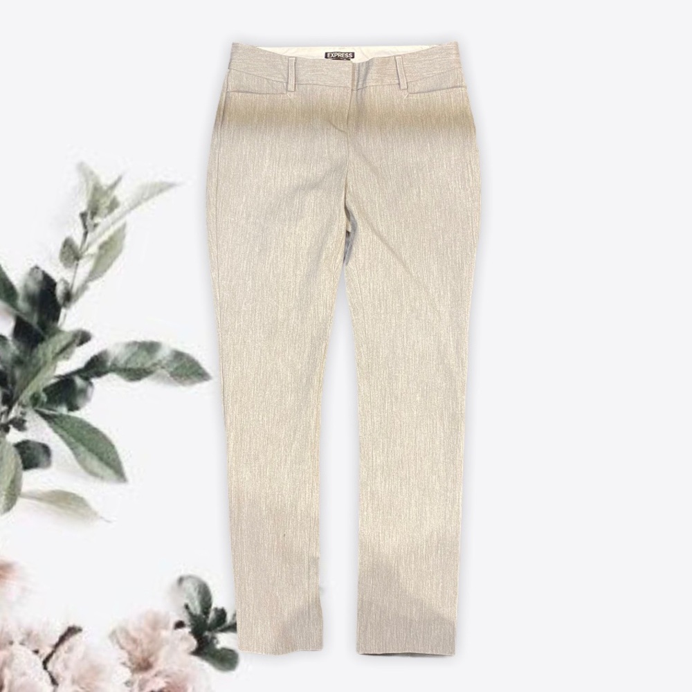 EXPRESS | GREY COLUMNIST OFFICE PANTS